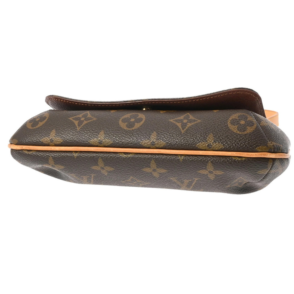 Louis Vuitton Short Salsa Musette Brown Monogram Canvas Bag Shoulder - Picture 5 of 9